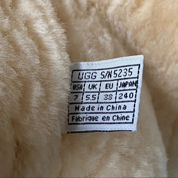 Ugg Sunset Zip Tall Boots, Chocolate Brown Sz 7 - Picture 3 of 11